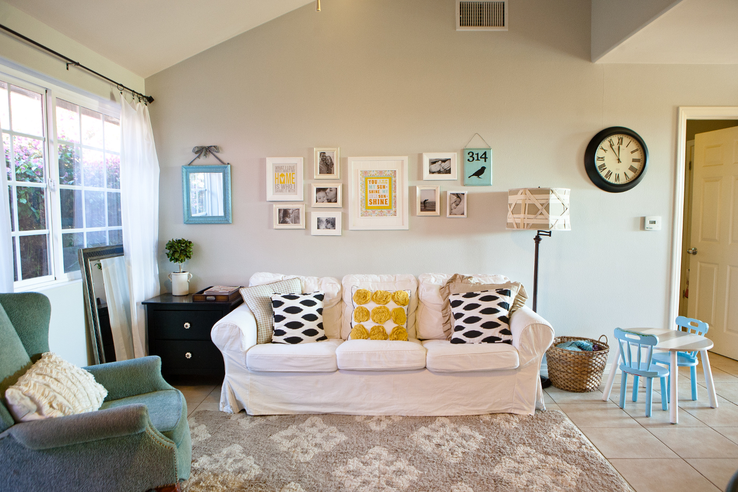 Light Gray Light And Airy Living Room